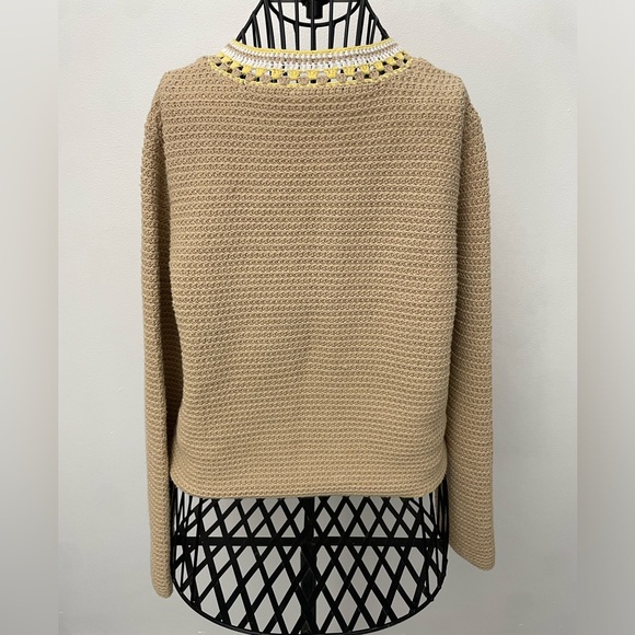 ANN TAYLOR crochet cardigan size L - Picture 6 of 12